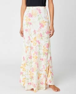 Rip Curl Sun Dance Maxi Skirt - White