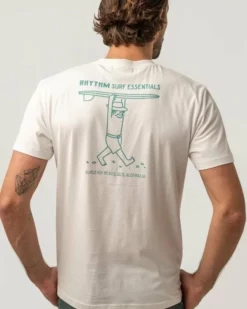 Rhythm Mens Wanderer SS T-Shirt - White