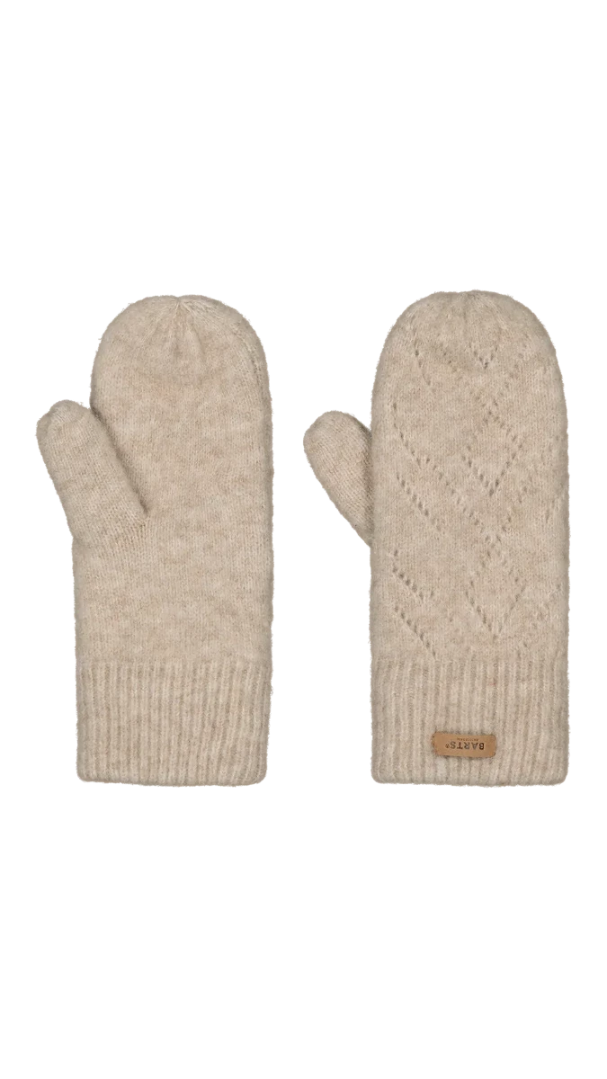 Barts Bridgey Mitts - Light Brown 1 Barts Bridgey Mitts - Light Brown