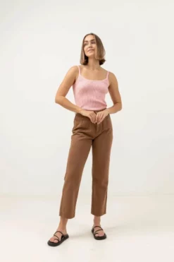 Rhythm Yumi Knit Womens Top - Pink Salt 7 Rhythm Yumi Knit Womens Top - Pink Salt -UK Surfing Equipment Sales Store 0423w ft04 yumi knit top pink 4 1200x1800