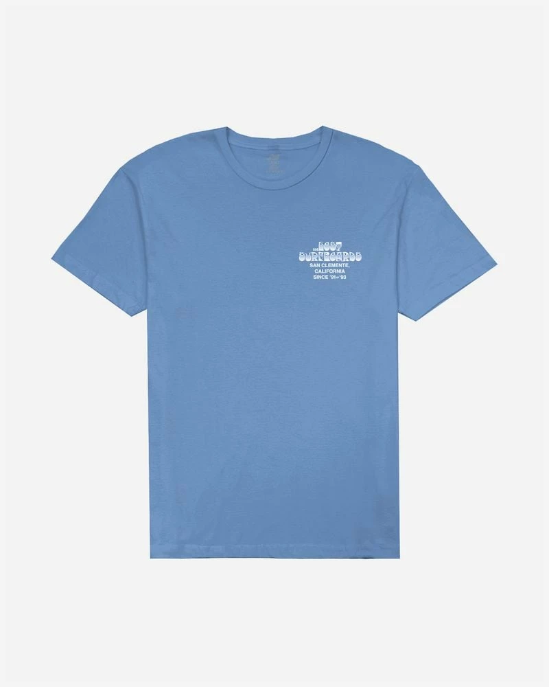 Lost Posted Tee - Coastal Blue 1 Lost Posted Tee - Coastal Blue