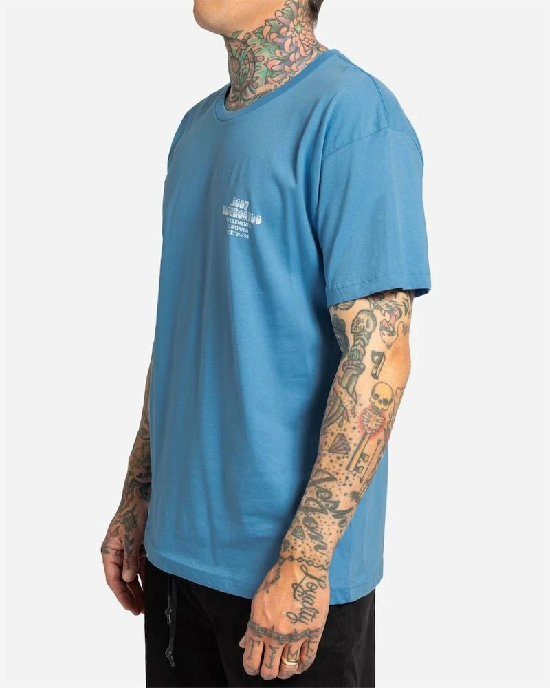 Lost Posted Tee - Coastal Blue 4 Lost Posted Tee - Coastal Blue - Image 4