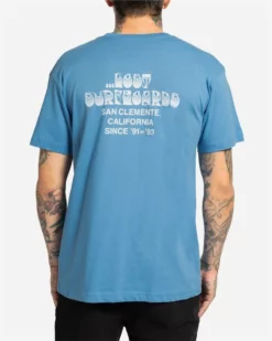 Lost Posted Tee - Coastal Blue 10 Lost Posted Tee - Coastal Blue -UK Surfing Equipment Sales Store 10500792 cbl 4 1