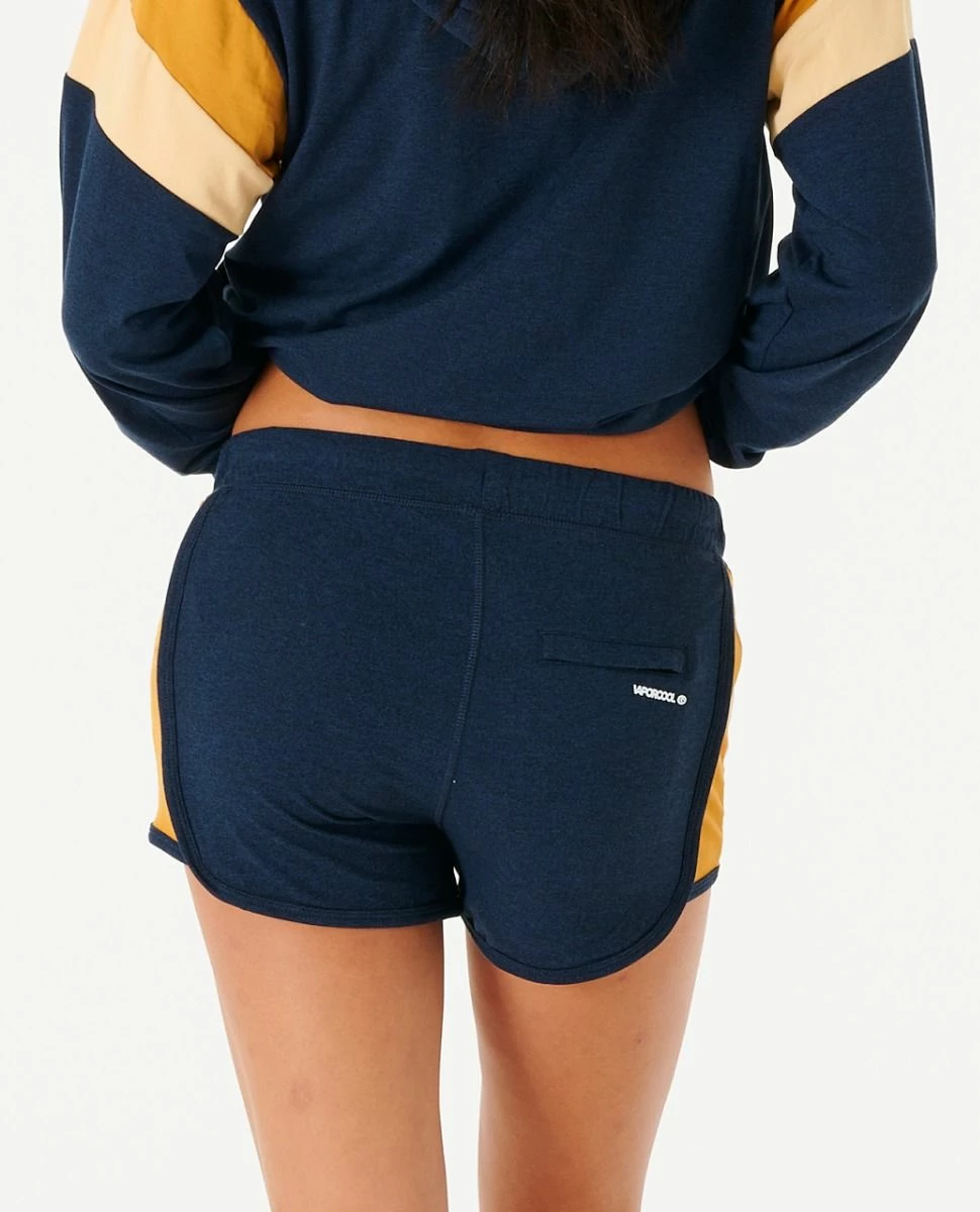 Rip Curl Run Swim Surf Jogger Womens Shorts - Navy 2 Rip Curl Run Swim Surf Jogger Womens Shorts - Navy - Image 2