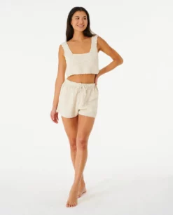 Rip Curl Oceans Together Womens Crochet Top Tank - Off White -UK Surfing Equipment Sales Store 106813 00twkn 0003 4