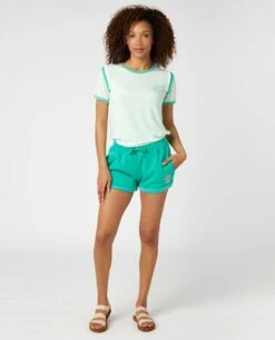 Rip Curl Search Icon Women Walk Short - Green -UK Surfing Equipment Sales Store 106858 00vwws 0060 5