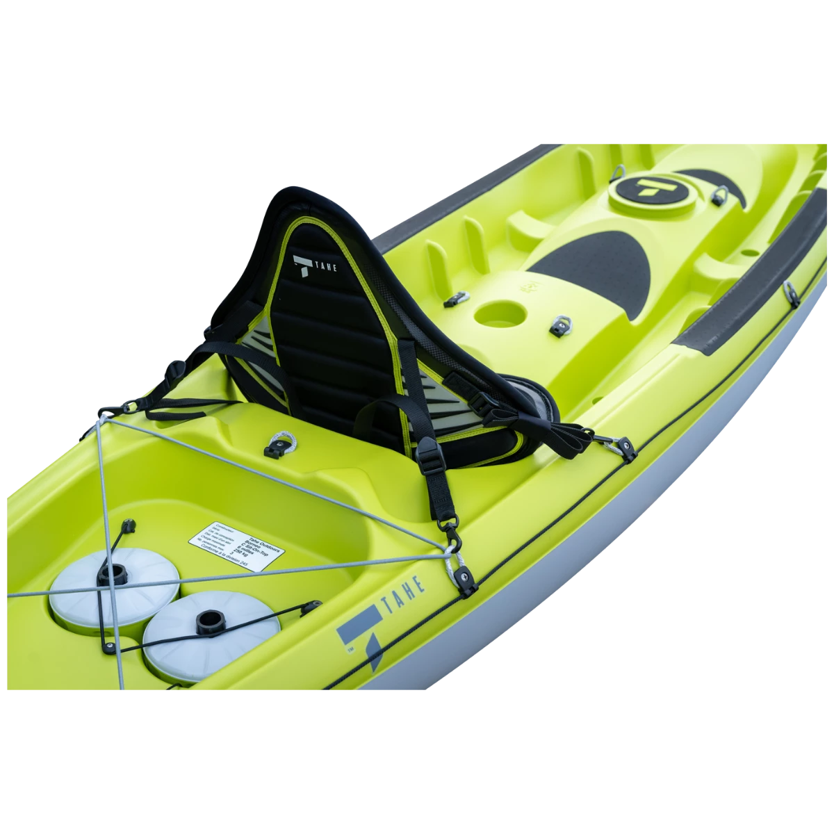 Tahe Kayak Ergo Backrest - Black/Yellow 3 Tahe Kayak Ergo Backrest - Black/Yellow - Image 3