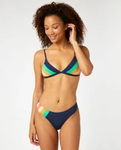 Rip Curl Day Break Triangle Bikini Set - Navy