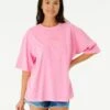 Rip Curl Balance Heritage Womens Tee - Light Pink