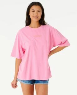 Rip Curl Balance Heritage Womens Tee - Light Pink