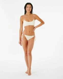 Rip Curl Oceans Together Crochet Crop Bikini Top - Shell -UK Surfing Equipment Sales Store 108228 05qwsw 0172 4