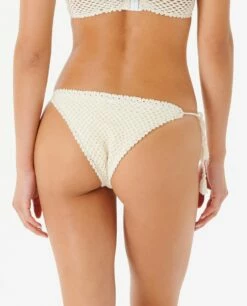 Rip Curl Oceans Together Crochet Bikini Pant - Shell -UK Surfing Equipment Sales Store 108282 05uwsw 0172 3