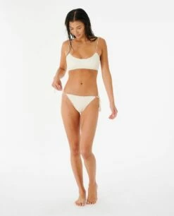 Rip Curl Oceans Together Crochet Bikini Pant - Shell -UK Surfing Equipment Sales Store 108283 05uwsw 0172 4