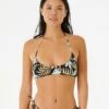 Rip Curl Sun Dance Halter Bralette Bikini Top - Black