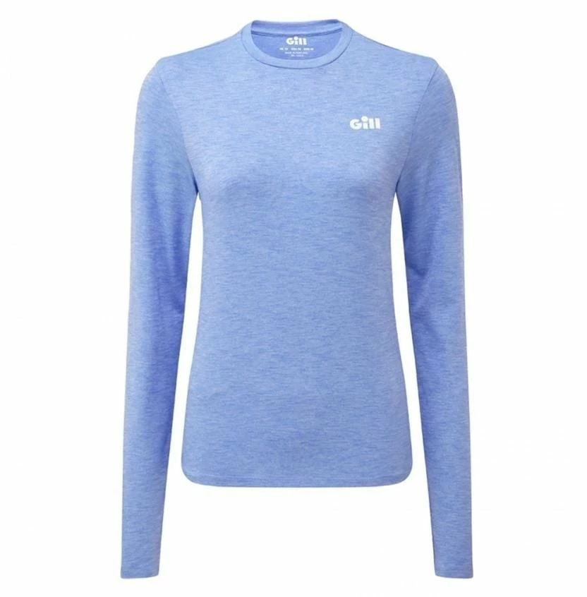 Gill Holcombe Crew Womens Long Sleeve Top - Sky 1 Gill Holcombe Crew Womens Long Sleeve Top - Sky