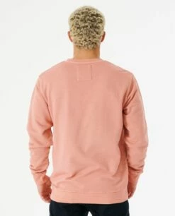 Rip Curl Original Surfers Mens Crew Jumper - Dusty Rose -UK Surfing Equipment Sales Store 110518 01hmfl 0577 3