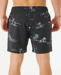 Rip Curl Party Pack 16" Volley Boardshorts - Washed Black -UK Surfing Equipment Sales Store 111023 03embo 8264 3