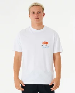 Rip Curl Postcards Hibiscus Tee - White