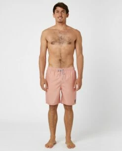 Rip Curl Easy Living 16" Volley Boardshorts - Dusty Rose -UK Surfing Equipment Sales Store 111360 04embo 0577 4