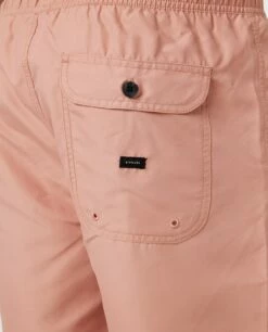 Rip Curl Easy Living 16" Volley Boardshorts - Dusty Rose -UK Surfing Equipment Sales Store 111361 04embo 0577 5