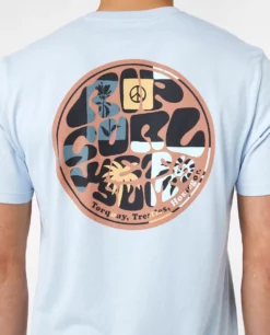 Rip Curl Passage Mens Short Sleeve Tee - Yucca Blue 8 Rip Curl Passage Mens Short Sleeve Tee - Yucca Blue -UK Surfing Equipment Sales Store 111673 06emte 3400 4