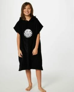 Rip Curl Icons Hooded Boys Poncho Towel - Back