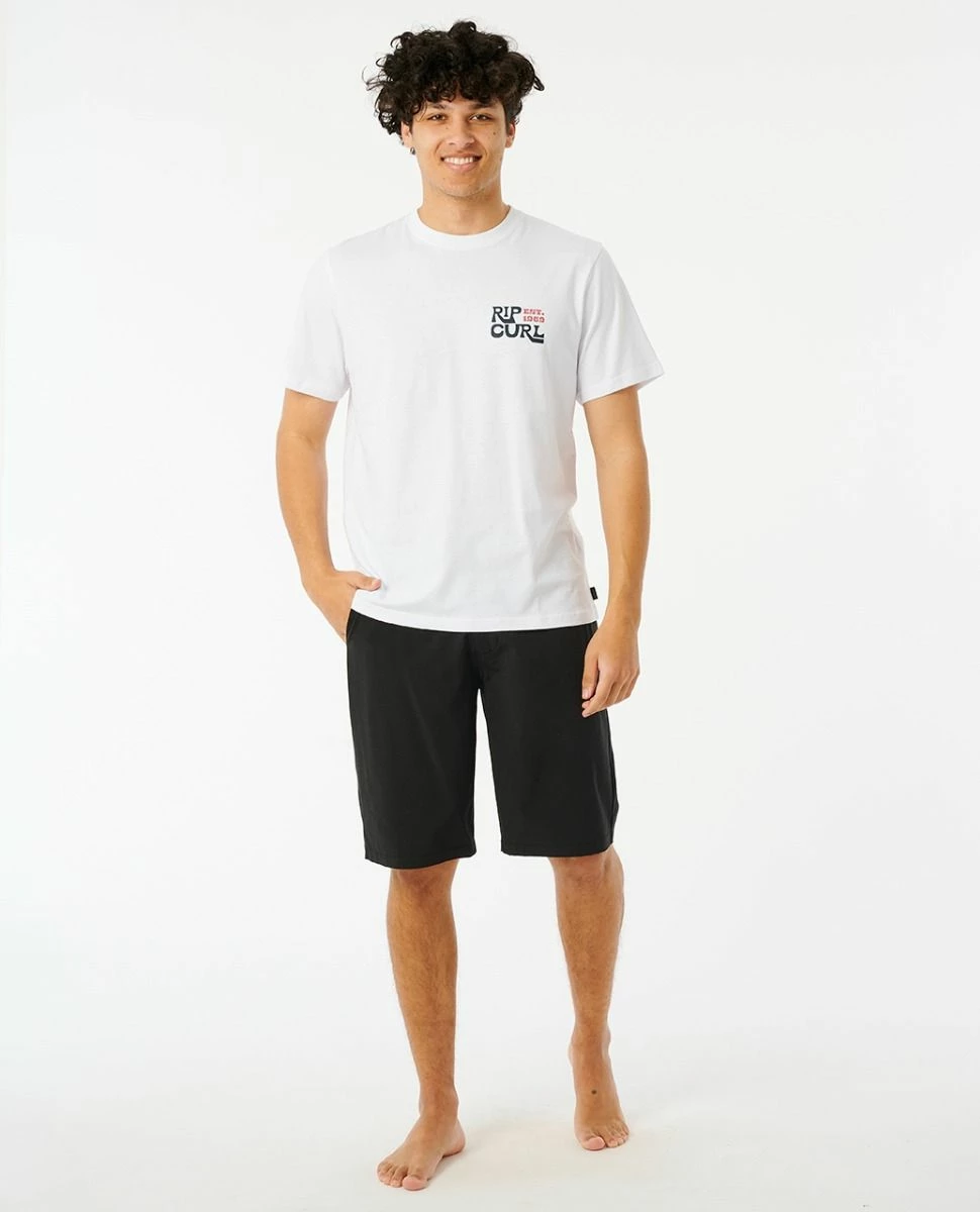 Rip Curl Pacific Rinse Boo Mens Tee - Optical White 4 Rip Curl Pacific Rinse Boo Mens Tee - Optical White - Image 4