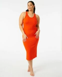 Rip Curl Premium Womens Racer Dress - Hot Orange -UK Surfing Equipment Sales Store 118332 02ywdr 8190 l 1