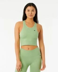 Rip Curl RSS Dunes Womens Crop Tops - Green