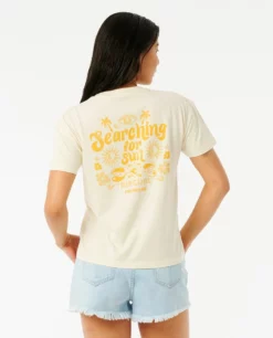 Rip Curl Searching For Sun Relaxed Womens Tee - Bone 11 Rip Curl Searching For Sun Relaxed Womens Tee - Bone -UK Surfing Equipment Sales Store 118554 063wte 3021 3