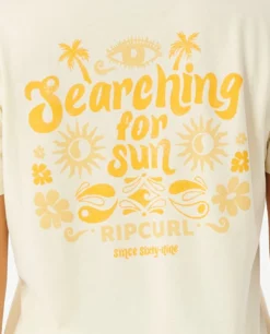 Rip Curl Searching For Sun Relaxed Womens Tee - Bone 13 Rip Curl Searching For Sun Relaxed Womens Tee - Bone -UK Surfing Equipment Sales Store 118556 063wte 3021 5