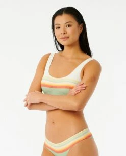 Rip Curl Surf Revival Womens Crop Bikini Top - Green -UK Surfing Equipment Sales Store 118779 07kwsw 0060 2