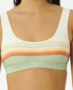 Rip Curl Surf Revival Womens Crop Bikini Top - Green -UK Surfing Equipment Sales Store 118782 07kwsw 0060 5