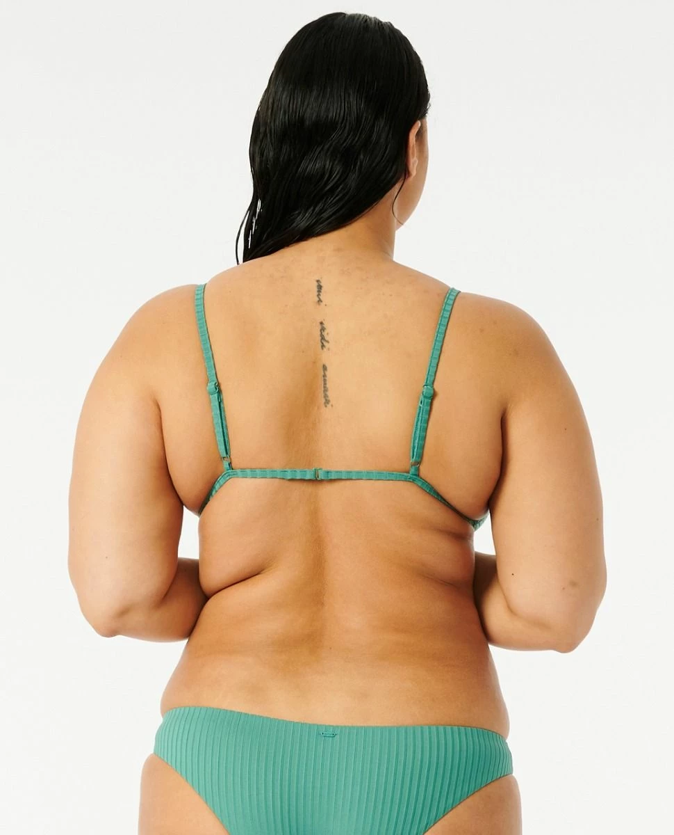 Rip Curl Premium Surf Banded Fixed Triangle Bikini Top - Teal 7 Rip Curl Premium Surf Banded Fixed Triangle Bikini Top - Teal - Image 7