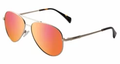Dirty Dog Maverick Sunglasses - Gold / Red Mirror