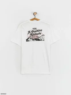 Vans Positive Altitude Mens T-Shirt - White -UK Surfing Equipment Sales Store 1416364 tshirt vans positive attitude white
