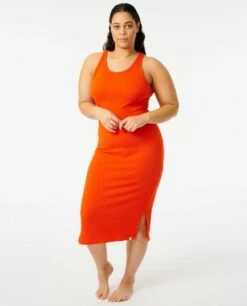 Rip Curl Premium Womens Racer Dress - Hot Orange -UK Surfing Equipment Sales Store 144399 02ywdr 8190 l 2