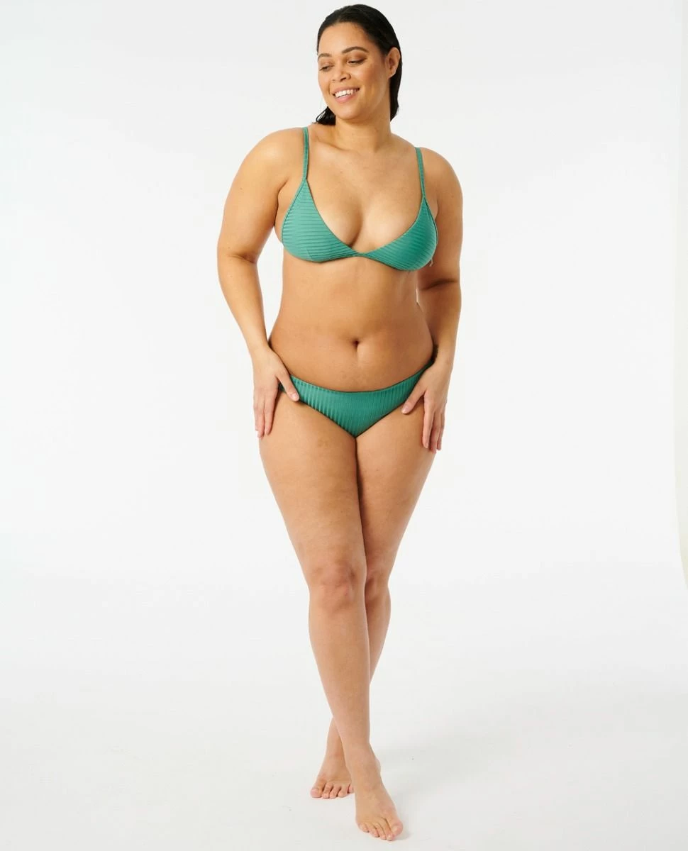 Rip Curl Premium Surf Banded Fixed Triangle Bikini Top - Teal 9 Rip Curl Premium Surf Banded Fixed Triangle Bikini Top - Teal - Image 9