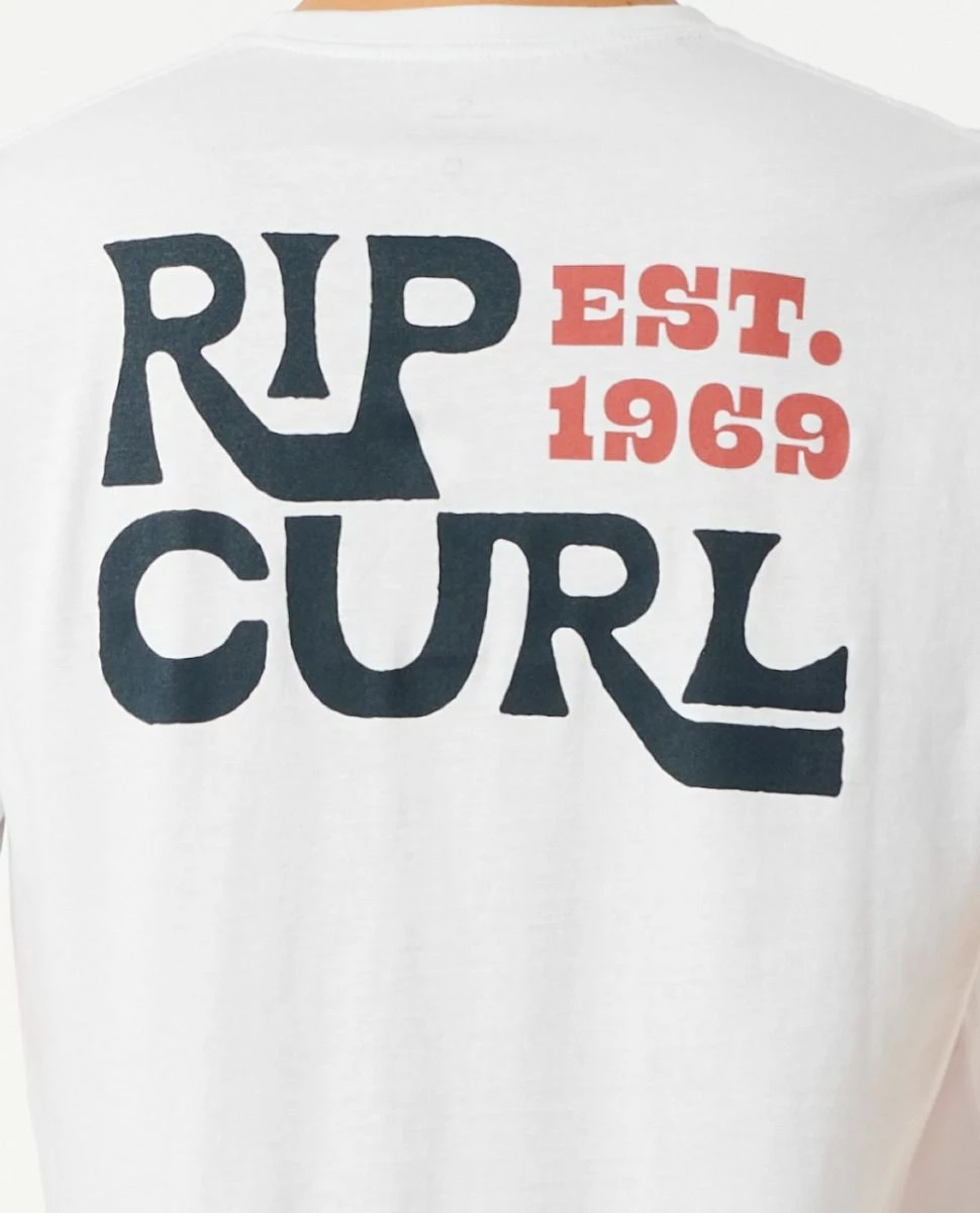 Rip Curl Pacific Rinse Boo Mens Tee - Optical White 5 Rip Curl Pacific Rinse Boo Mens Tee - Optical White - Image 5