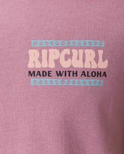 Rip Curl Down The Line Short Sleeve Tee - Mauve 12 Rip Curl Down The Line Short Sleeve Tee - Mauve -UK Surfing Equipment Sales Store 155550 09imte 0052 5