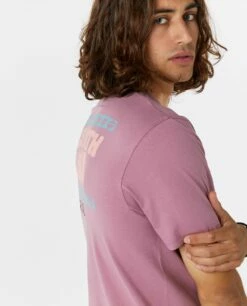 Rip Curl Down The Line Short Sleeve Tee - Mauve 11 Rip Curl Down The Line Short Sleeve Tee - Mauve -UK Surfing Equipment Sales Store 158315 09imte 0052 7
