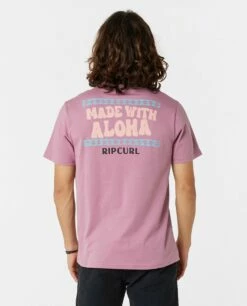Rip Curl Down The Line Short Sleeve Tee - Mauve 10 Rip Curl Down The Line Short Sleeve Tee - Mauve -UK Surfing Equipment Sales Store 158323 09imte 0052 3
