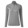 Gill Heybrook Womens Zip Top - Steel Grey