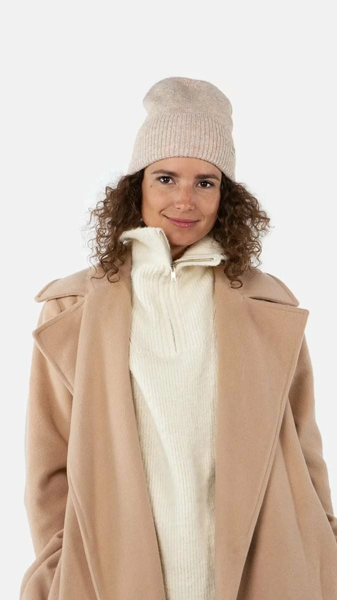 Barts Laksa Beanie Hat - Light Brown 2 Barts Laksa Beanie Hat - Light Brown - Image 2