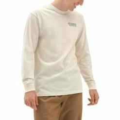 Vans Hanging Around Long Sleeve Tee - Antique White -UK Surfing Equipment Sales Store 1827456