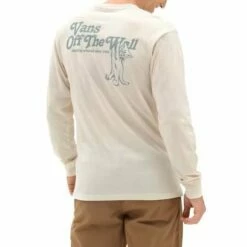 Vans Hanging Around Long Sleeve Tee - Antique White -UK Surfing Equipment Sales Store 1827459