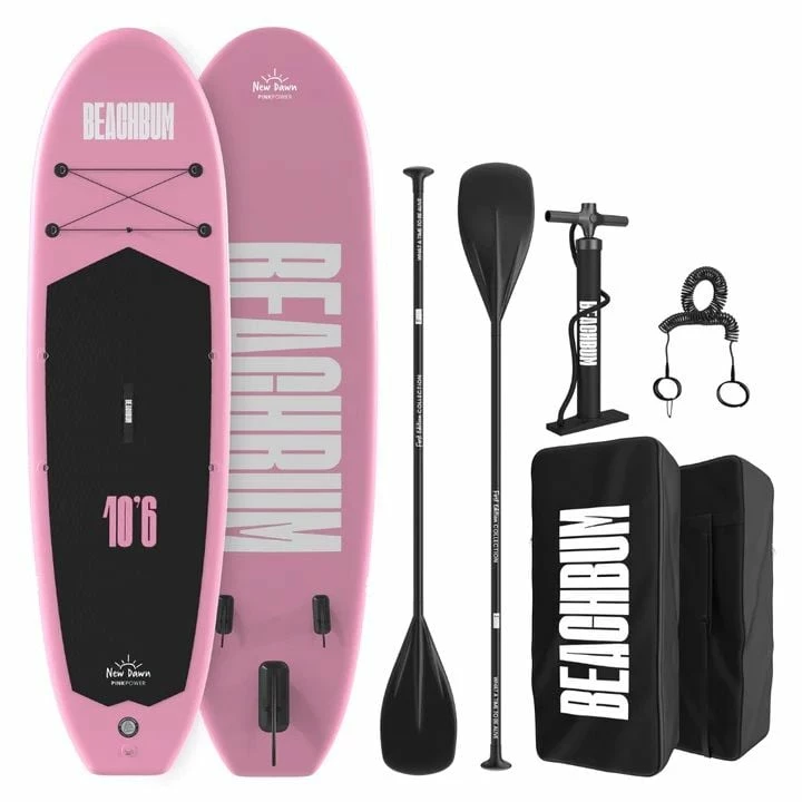 Beachbum New Dawn Complete SUP Package - Pink/White 1 Beachbum New Dawn Complete SUP Package - Pink/White