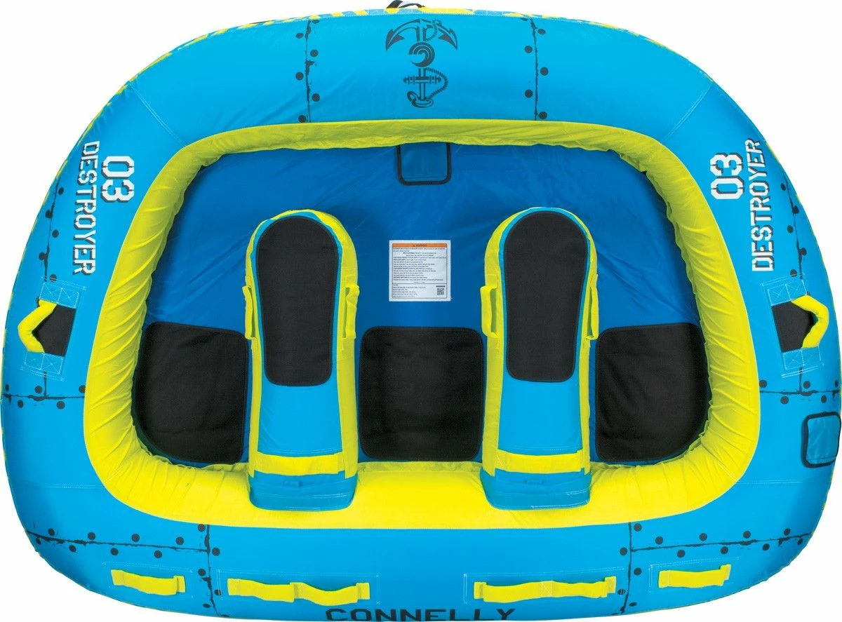 Connelly Destroyer 3 Inflatable 3 Person Towable Tube 1 Connelly Destroyer 3 Inflatable 3 Person Towable Tube