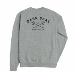 Dark Seas Headmaster Crewneck Fleece - Gunmetal Heather