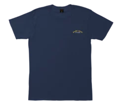 Dark Seas Headmaster T Shirt In Navy/Gold